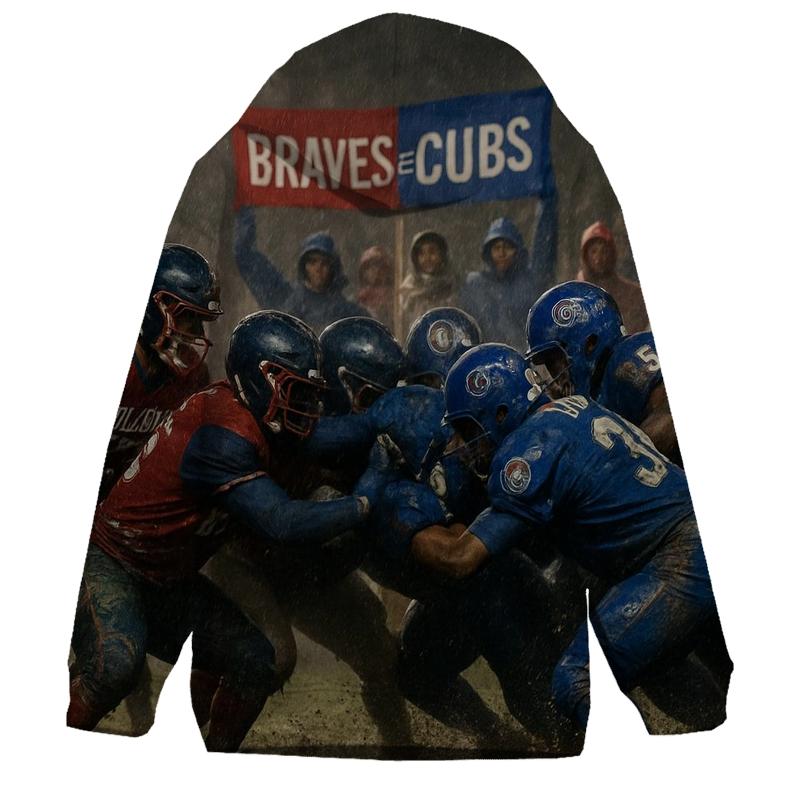 Rain Soaked Rivalry Trench Battle pullover hoodies