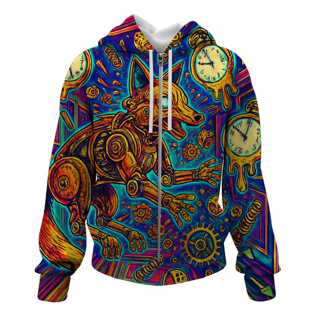 Chaotic Clockwork Menagerie premium hoodies