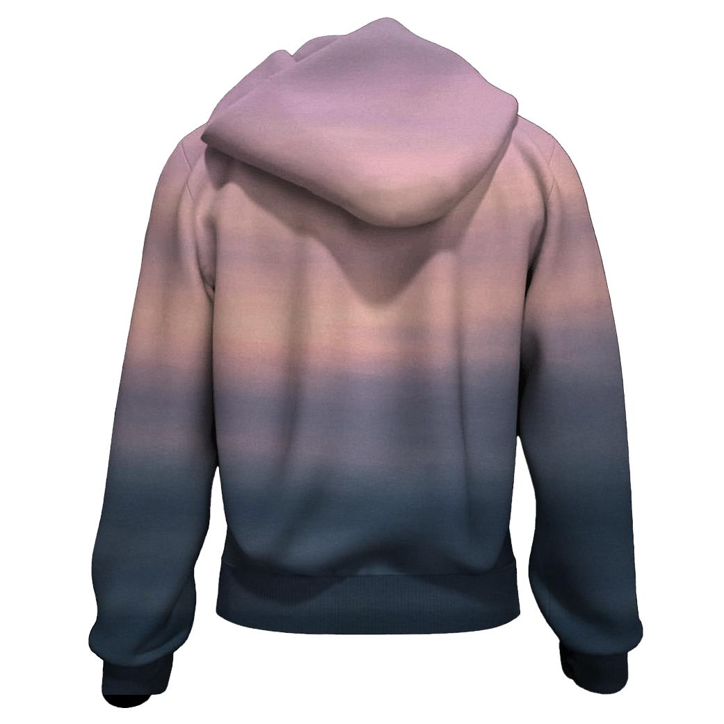 Pastel Storm Horizon printed hoodies