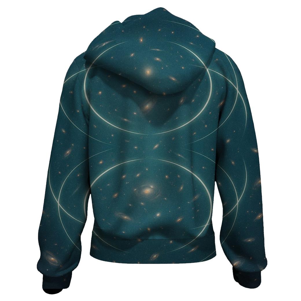 Gravitational Arc Lattice Field pullover hoodies
