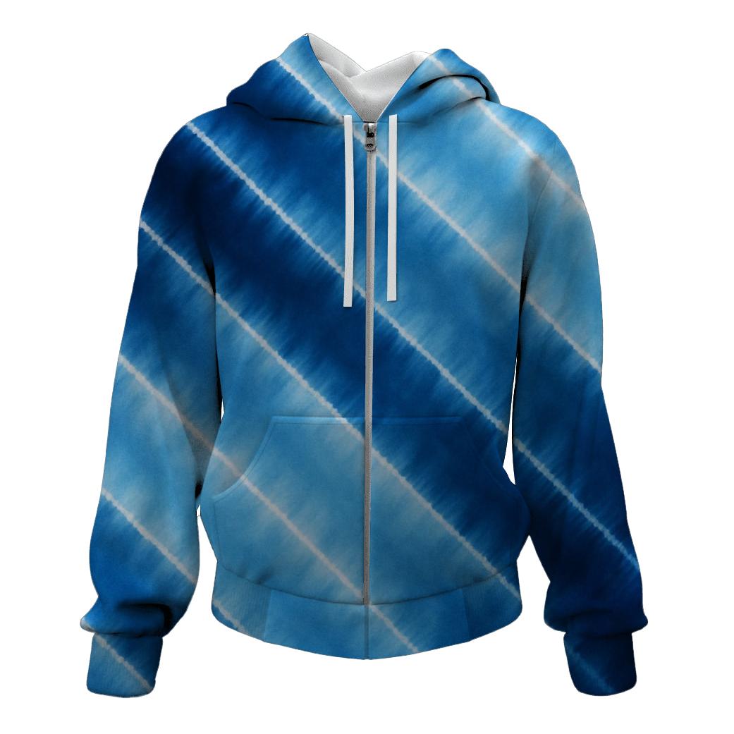 Indigo Arashi Rainfall Stripes hoodie trends