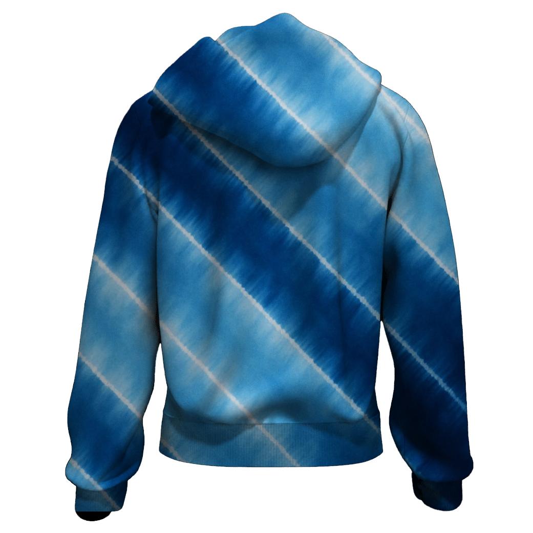 Indigo Arashi Rainfall Stripes hoodie trends