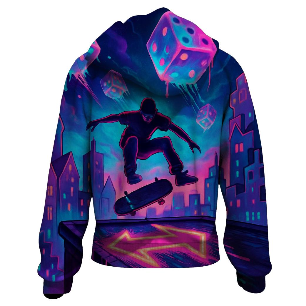 Dicefall Cityscape premium hoodies