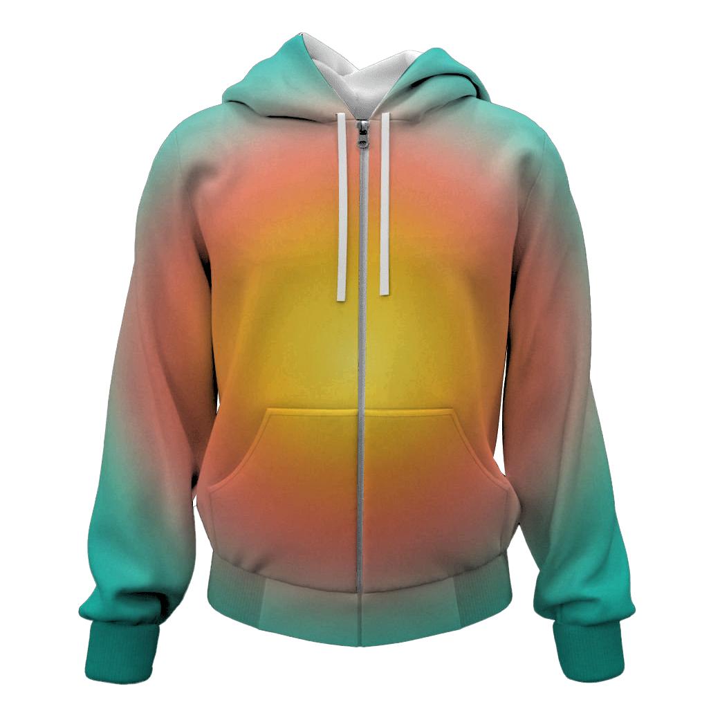Solar Tide Bloom lightweight hoodies