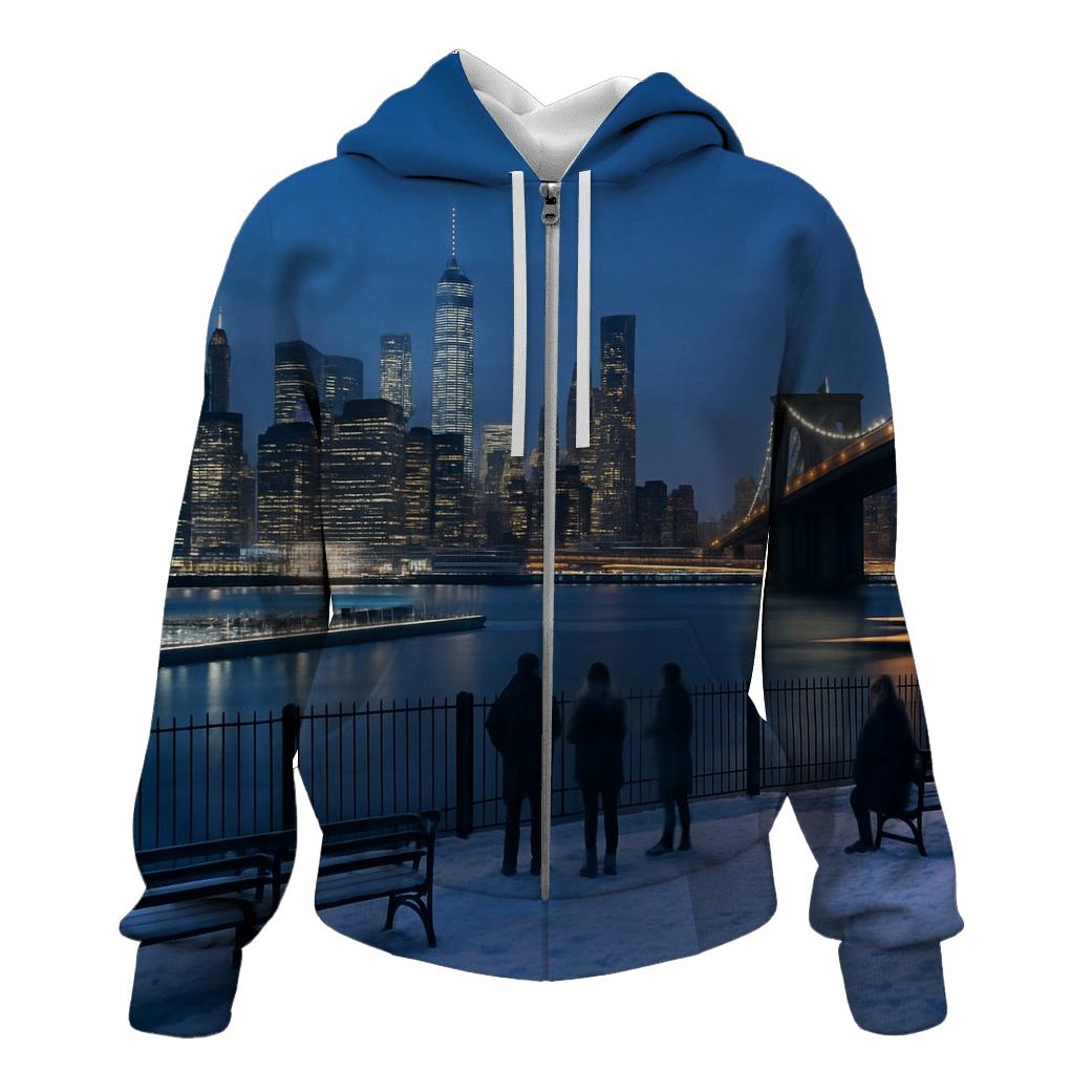 Winter Twilight From Brooklyn Heights Promenade hoodie trends