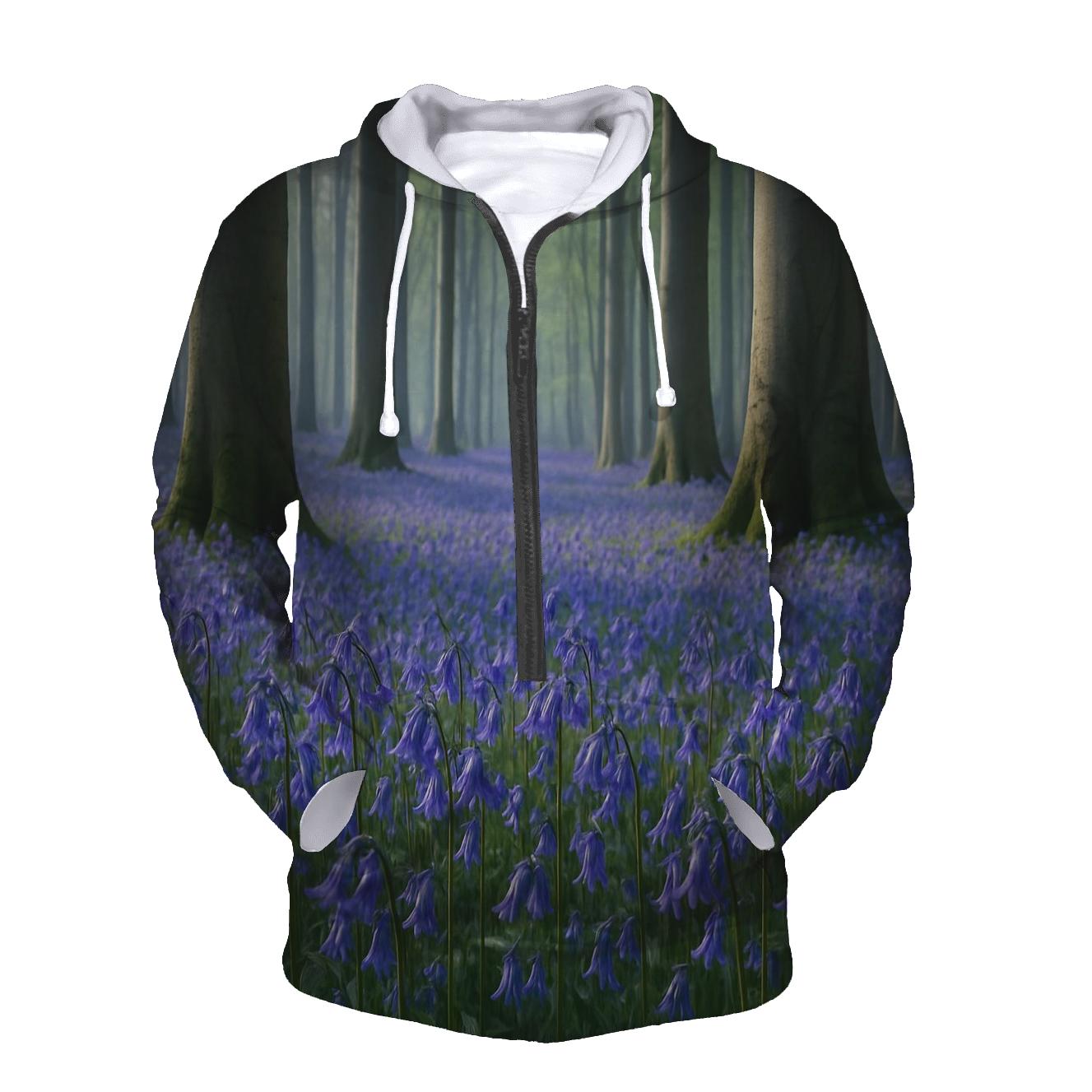 Bluebells In An Ancient Beechwood premium hoodies