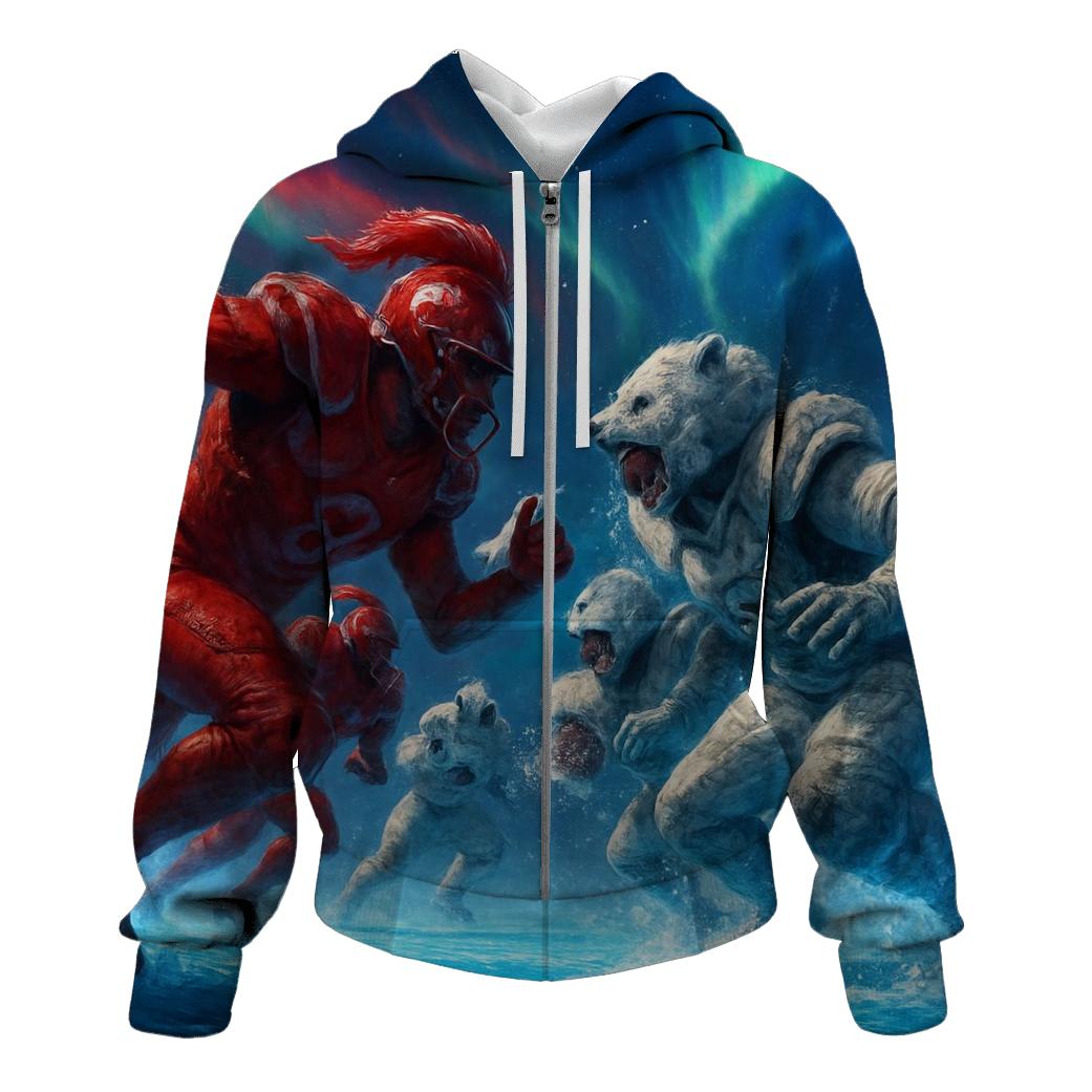 Frozen Yard Showdown Braves Vs Cubs pullover hoodies