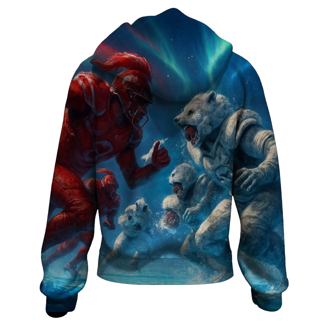 Frozen Yard Showdown Braves Vs Cubs pullover hoodies