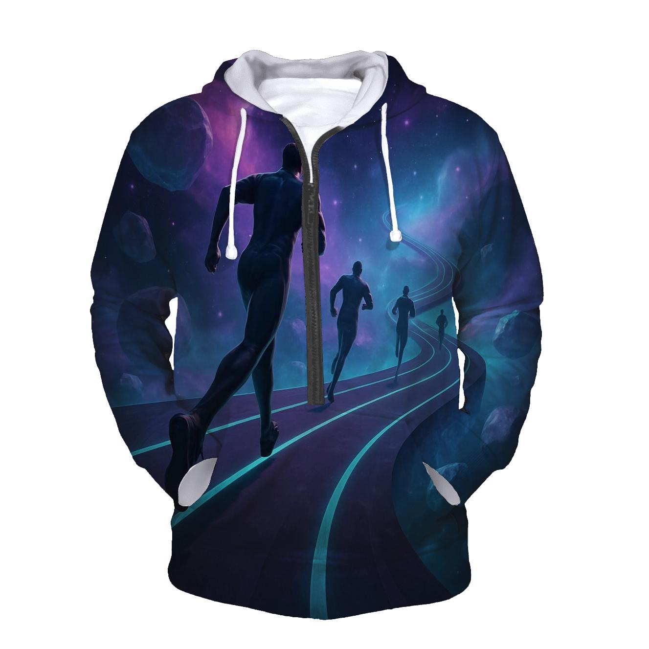 Nebula Marathon Trail graphic hoodies