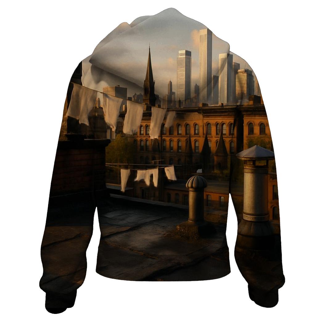 Harlem Rooftops Toward Uptown Skyline hoodie trends