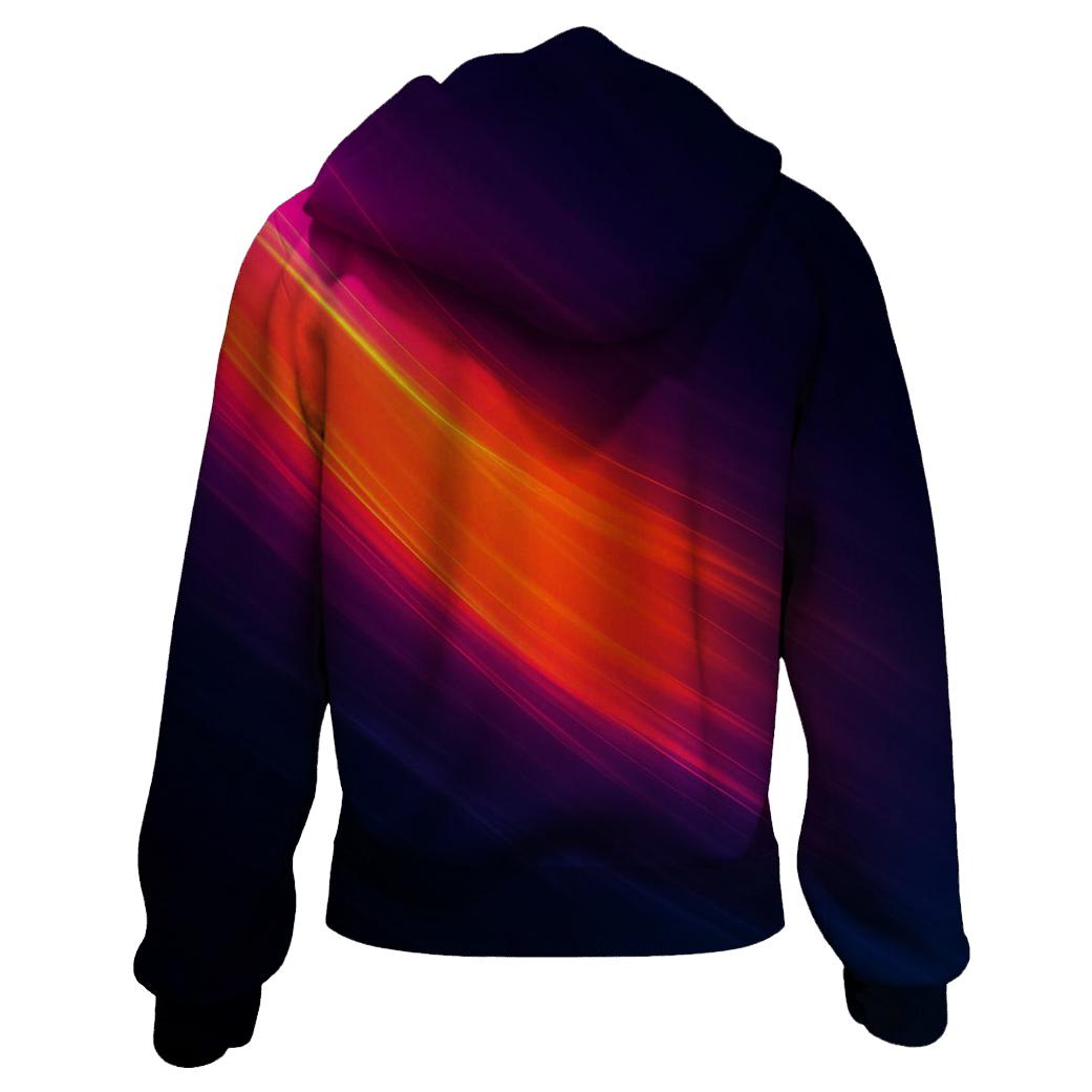Electric Coral Surge hoodies fashion
