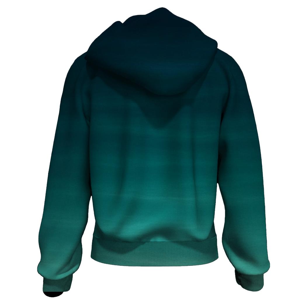 Midnight Lagoon Fade graphic hoodies