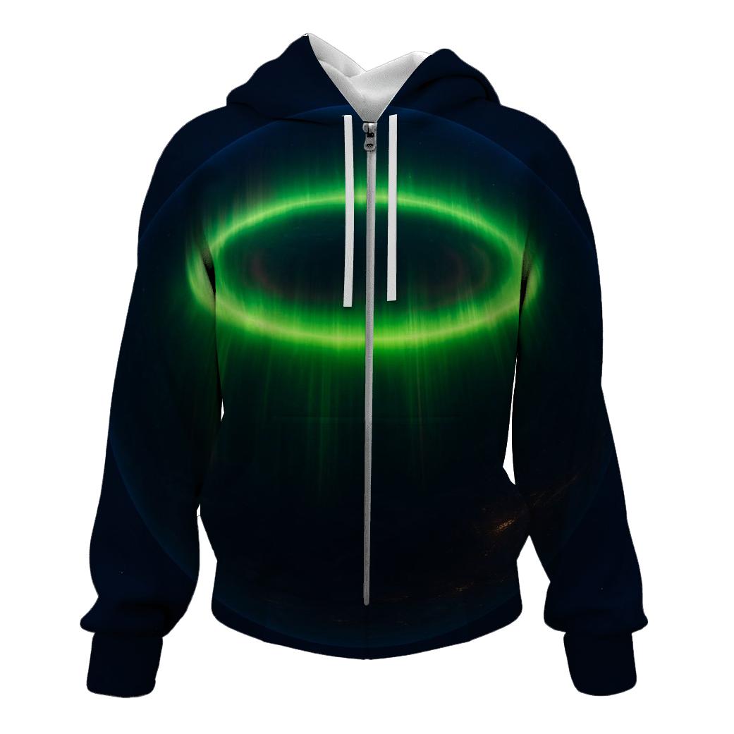 Auroral Oval Nightside Globe hoodies fashion