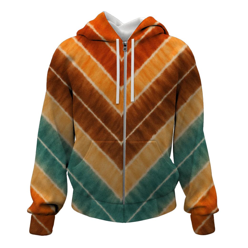 Chevron Canyon Fold Rhythm hoodies fashion