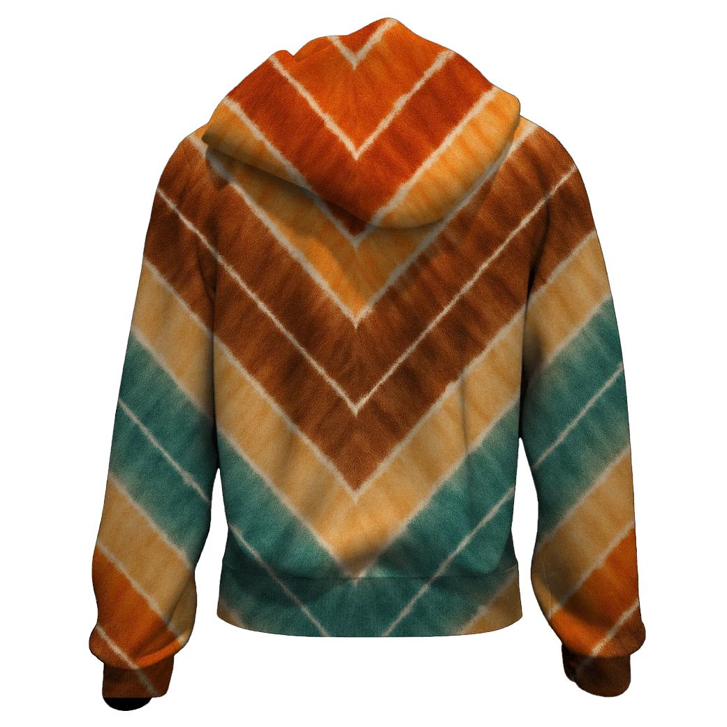 Chevron Canyon Fold Rhythm hoodies fashion
