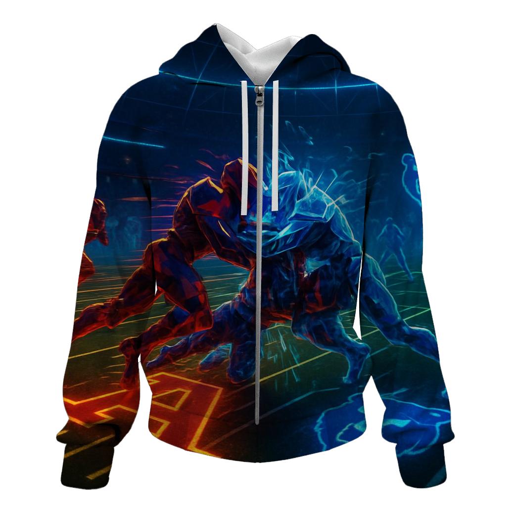 Cyber Hologram Rivalry Arena hoodies fashion