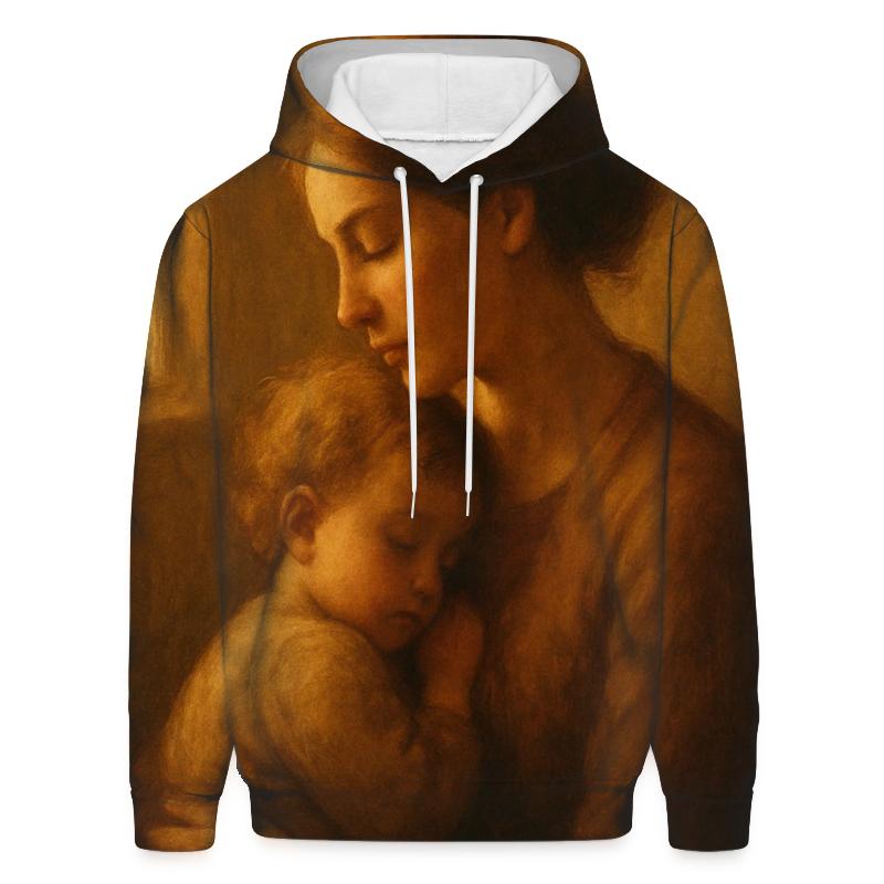 The First Refuge A Mothers Heart Before All Else heavyweight hoodies