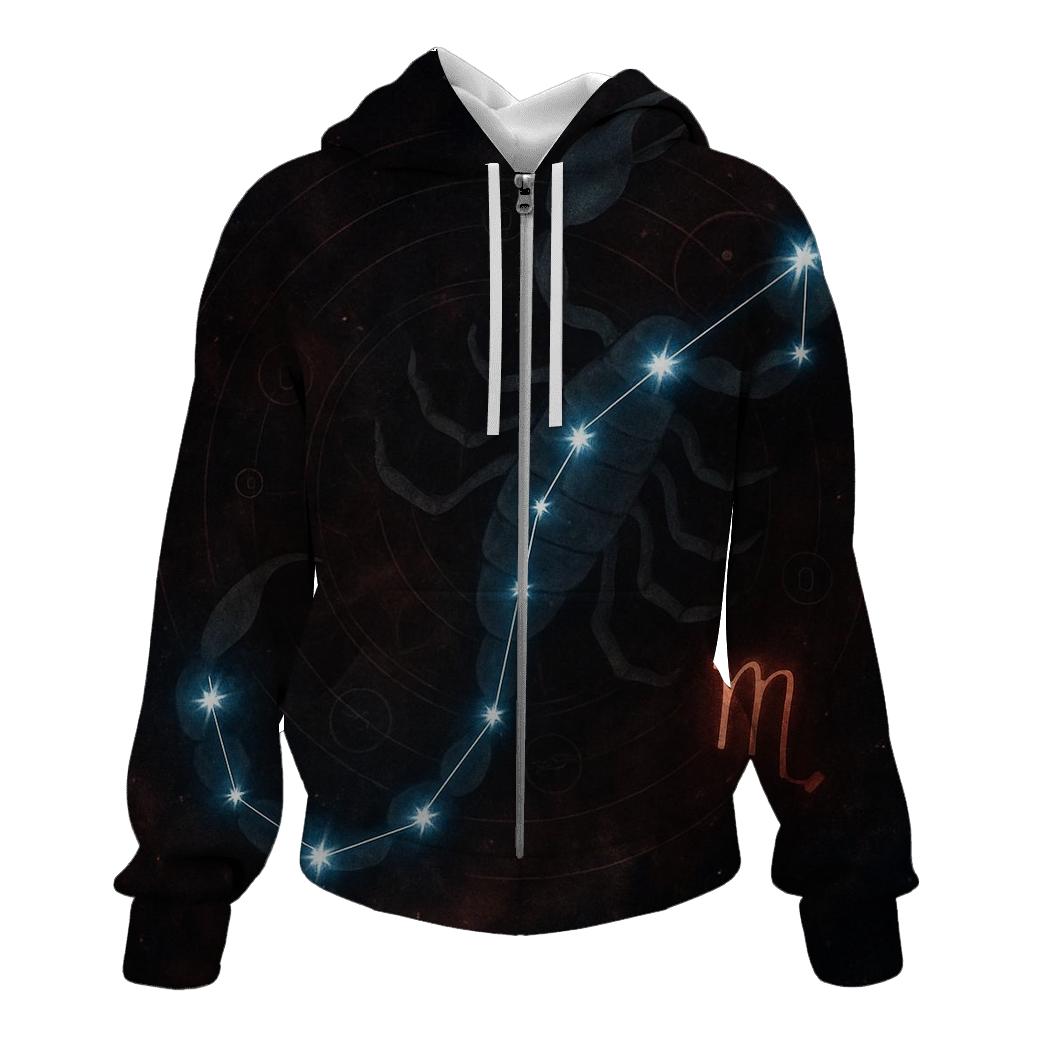 Scorpio Nebula Serpent Trail heavyweight hoodies