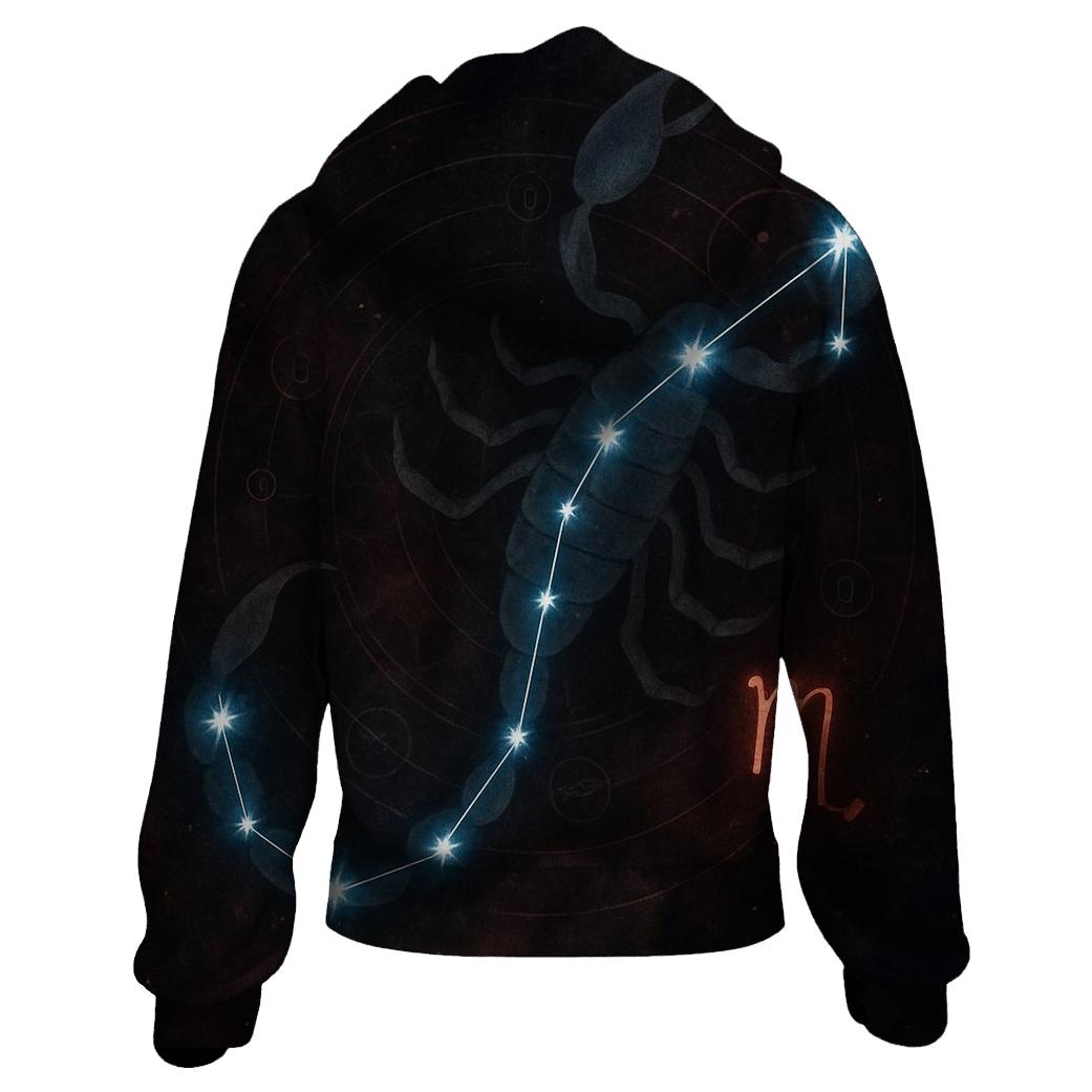Scorpio Nebula Serpent Trail heavyweight hoodies