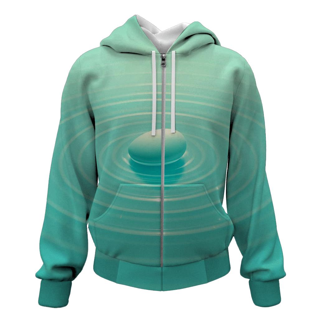 Ripple Of Kindness printed hoodies