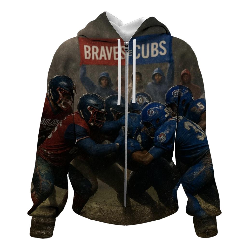 Rain Soaked Rivalry Trench Battle designer hoodies