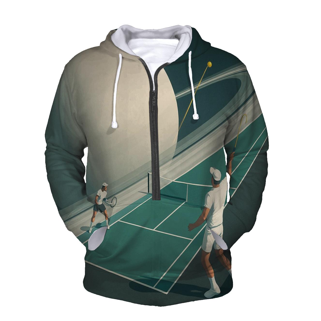 Orbit Ring Tennis Rally hoodie trends