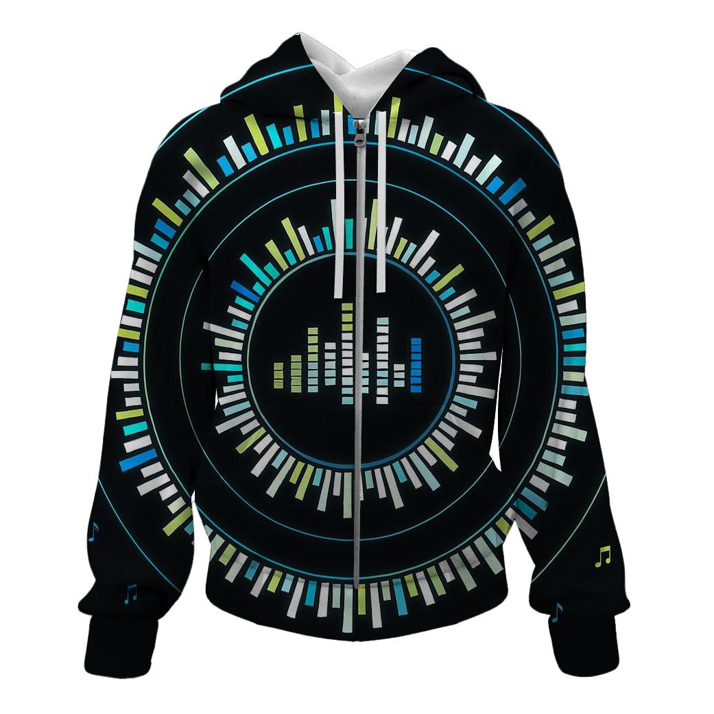 Equalizer Rings Orbit premium hoodies