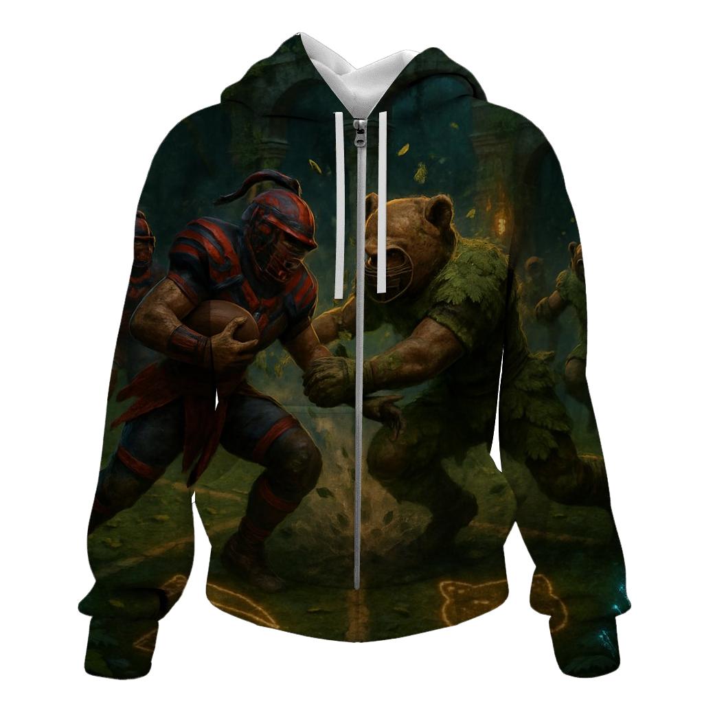 Jungle Ruins Rivalry Field designer hoodies