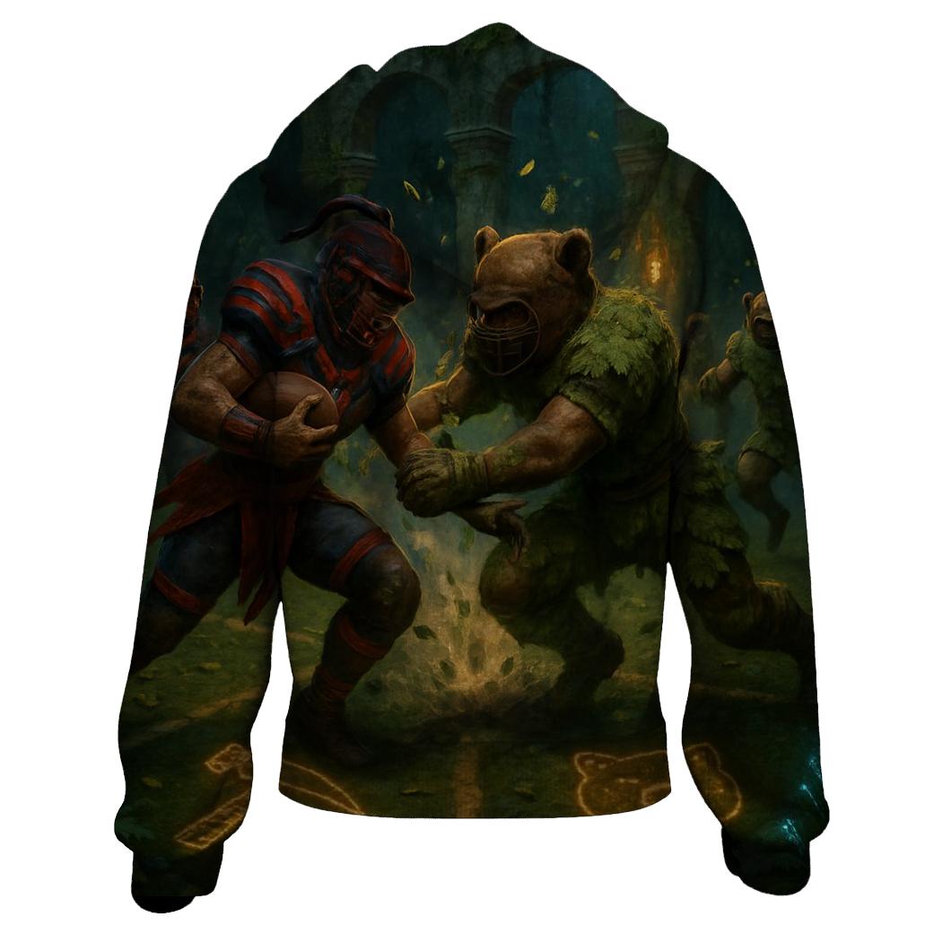 Jungle Ruins Rivalry Field designer hoodies