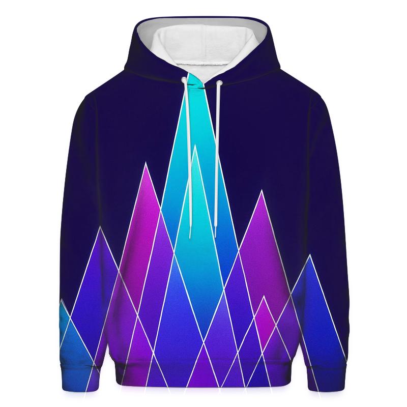 Laser Triangle Aurora designer hoodies