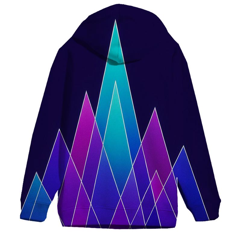 Laser Triangle Aurora designer hoodies
