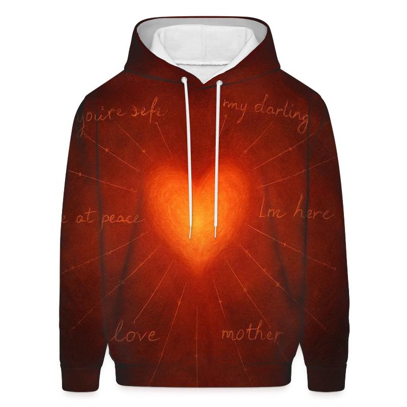 Her Name Written Between My Heartbeats zip-up hoodies