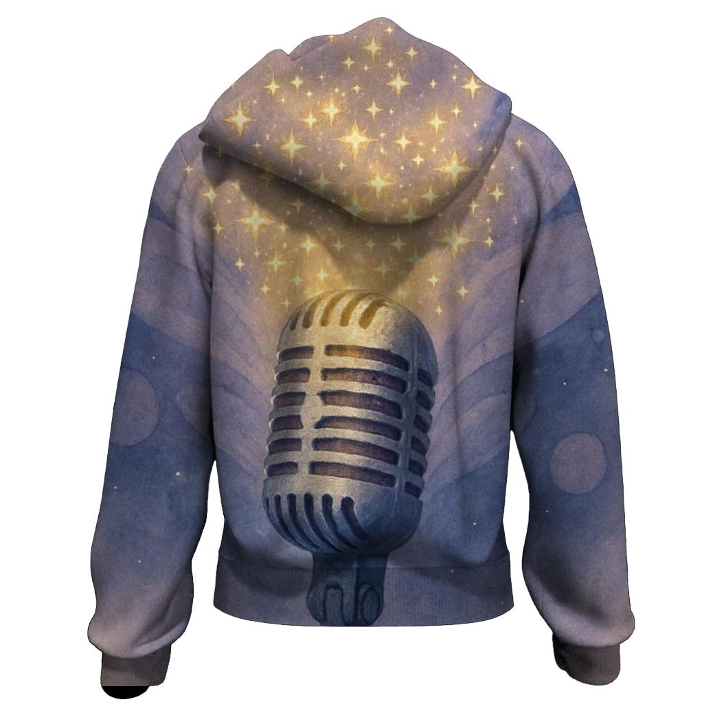 Celestial Microphone Bloom hoodies fashion