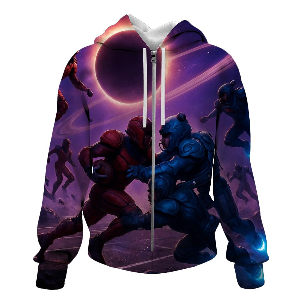 Cosmic Yard Braves Vs Cubs Eclipse graphic hoodies
