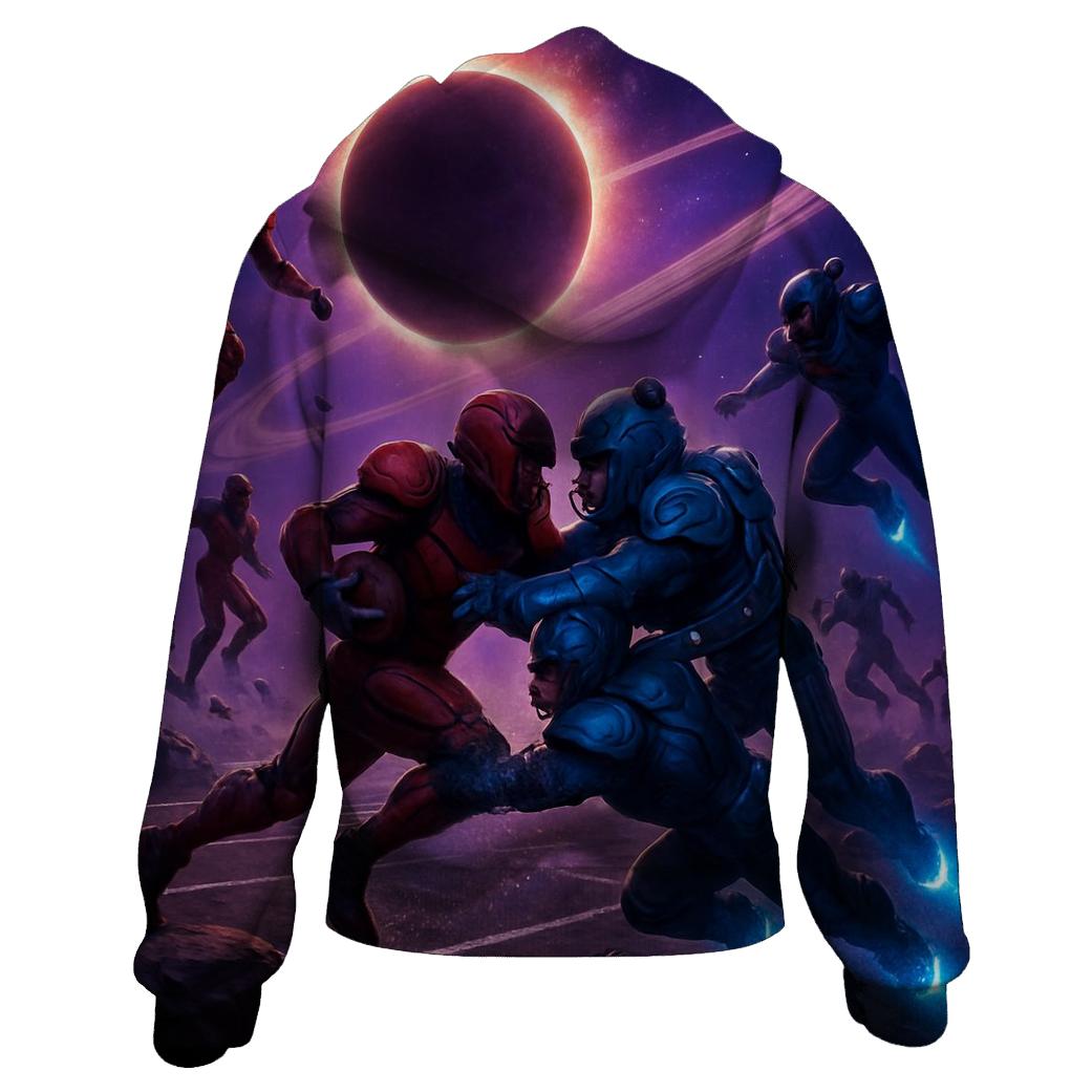Cosmic Yard Braves Vs Cubs Eclipse graphic hoodies