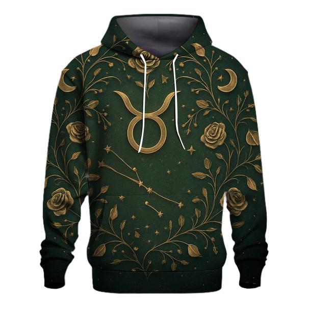 Taurus Celestial Garden Sigil designer hoodies