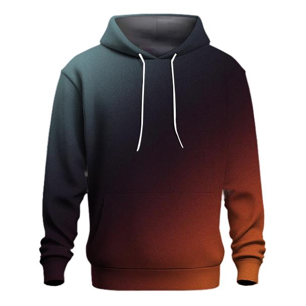 Glacial Ember Fade pullover hoodies