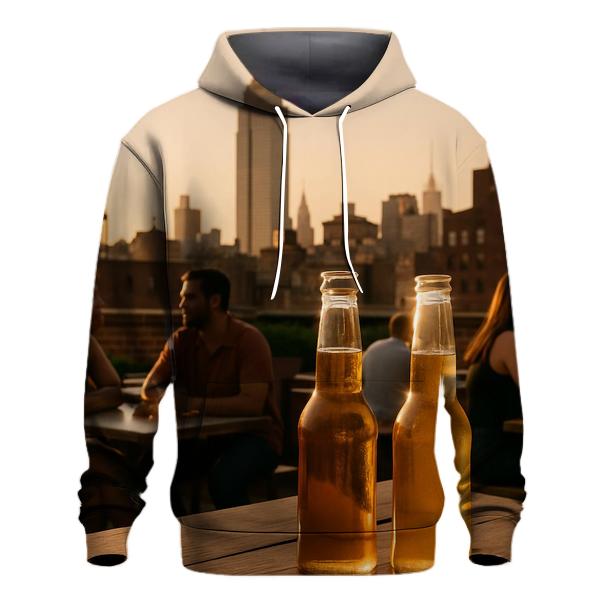 Summer Rooftop Bar With Midtown Skyline hoodie trends