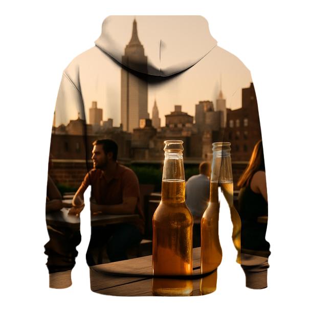 Summer Rooftop Bar With Midtown Skyline hoodie trends