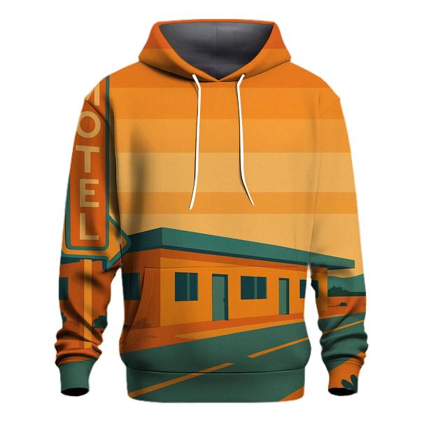 Sunset Motel Roadside Dream designer hoodies