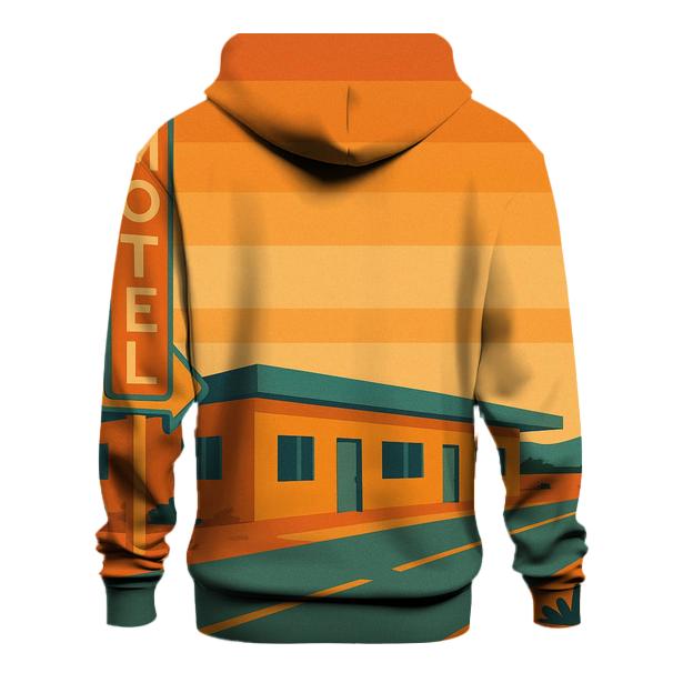 Sunset Motel Roadside Dream designer hoodies
