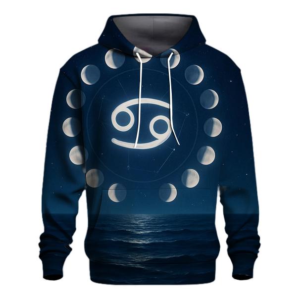 Cancer Lunar Tides Halo heavyweight hoodies