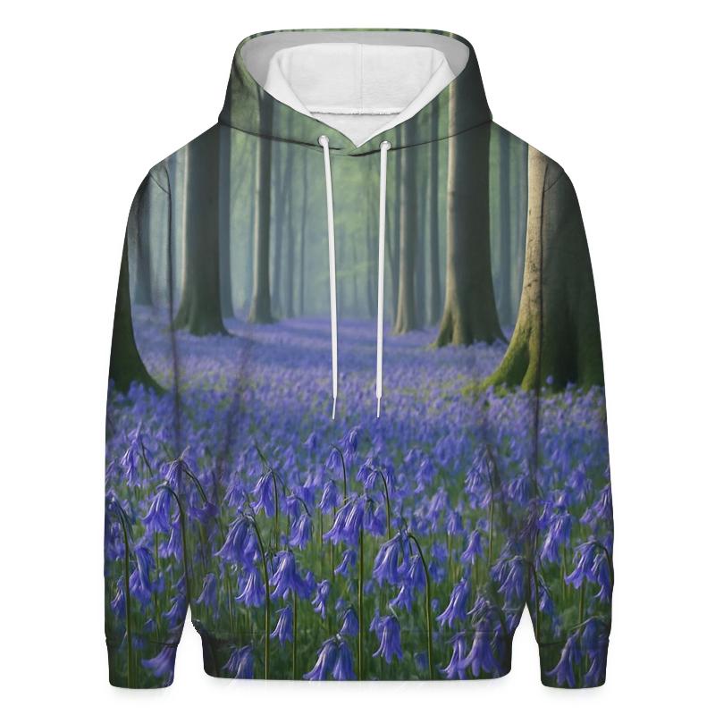Bluebells In An Ancient Beechwood heavyweight hoodies