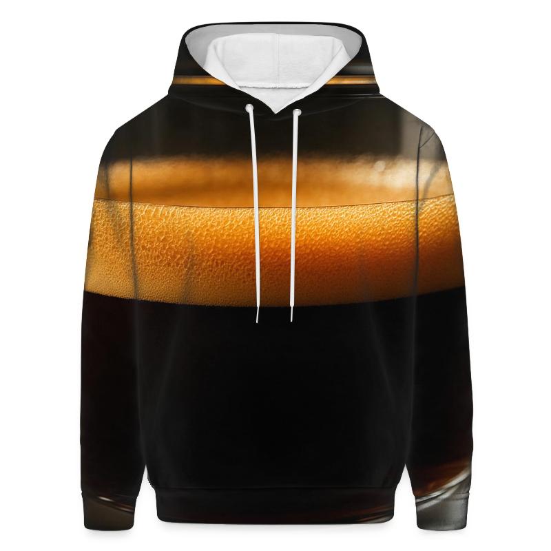 Golden Crema Horizon zip-up hoodies