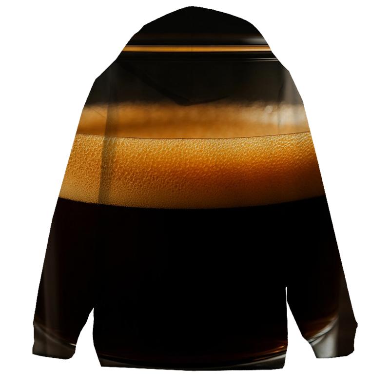 Golden Crema Horizon zip-up hoodies