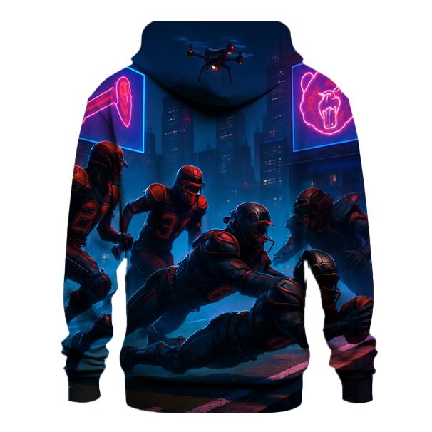 Urban Rooftop Rivalry Night embroidered hoodies