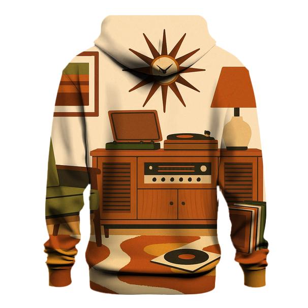 Groovy Stereo Living Room printed hoodies