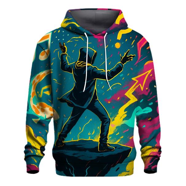 Neon Chaos Conductor custom hoodies