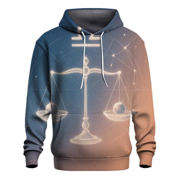 Libra Equinox Star Scales pullover hoodies