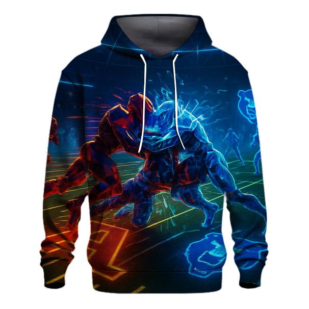 Cyber Hologram Rivalry Arena zip-up hoodies